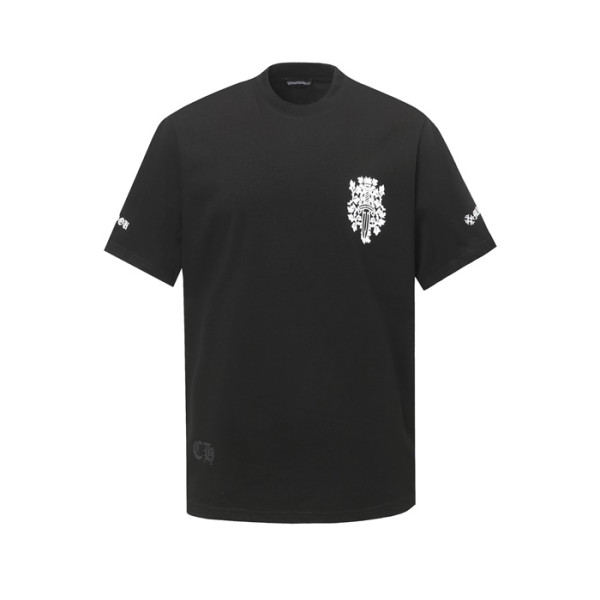 크롬하츠 남성 라운드 반팔티 - Chrom Hearts Mens Round Tshirt - chc5763x