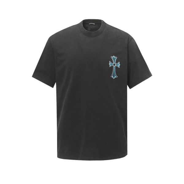 크롬하츠 남성 라운드 반팔티 - Chrom Hearts Mens Round Tshirt - chc5764x