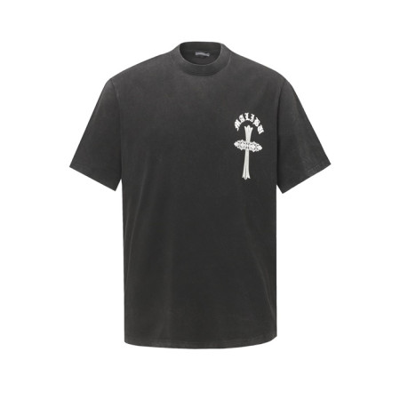 크롬하츠 남성 라운드 반팔티 - Chrom Hearts Mens Round Tshirt - chc5767x