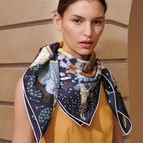 에르메스 플래그쉽 스카프 90- Hermes Mens Flagship Scarf - acc4485x