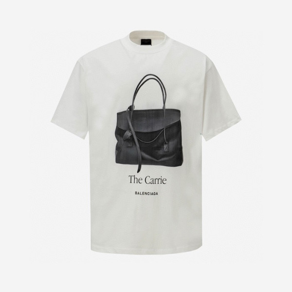 발렌시아가 남성 라운드 반팔 티셔츠 - Balenciaga Mens Round Tshirt - bac5817x