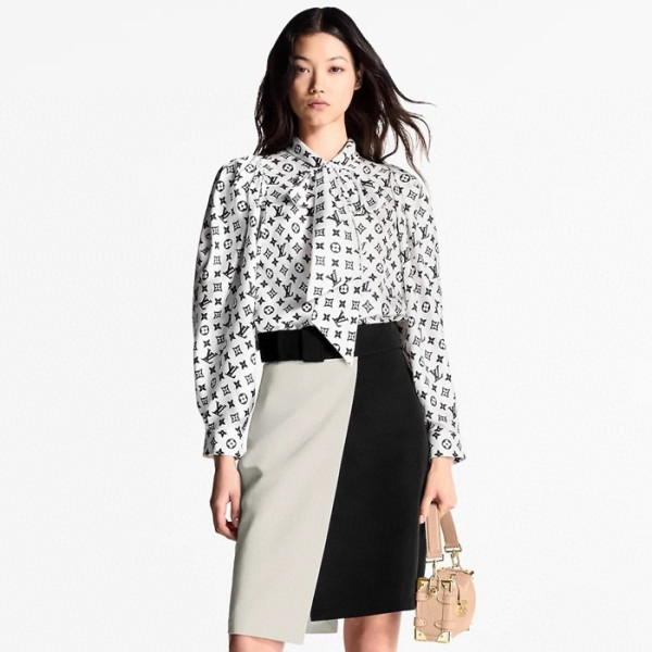 루이비통 여성 리본 셔츠 - Louis vuitton Womens Ribbon Shirts - lvc5835x