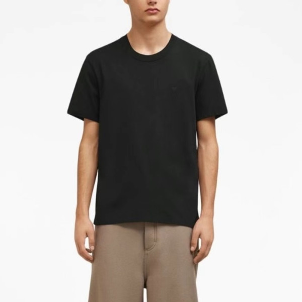 아미 남성 라운드 반팔티 - Ami Mens Round Tshirt - amc5846x