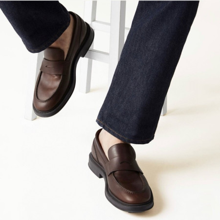 브루넬로쿠치넬리 남성 히든 밴딩 로퍼 - Brunello Cucinelli Mens Hidden Banding Loafer - brs5594x