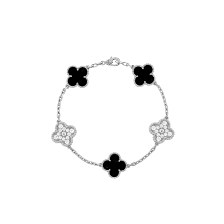 반클리프 앤아펠 여성 알함브라 브레이슬릿 - Van Cleef&Arpels Womens White Gold Bangle - acc4494x