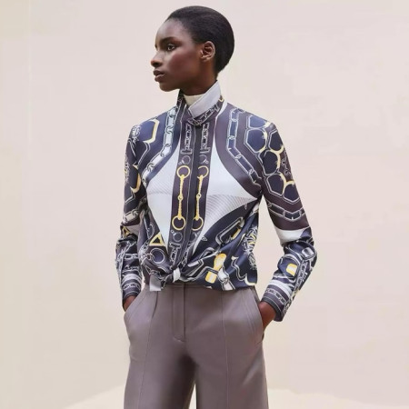 에르메스 여성 실크 셔츠 - Hermes Womens Silk Shirts - prc5863x