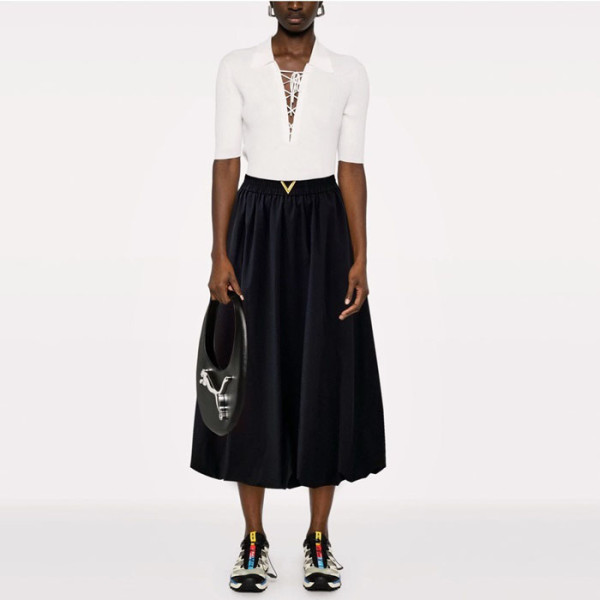 발렌티노 여성 베이직 롱 스커트 - Valentino Womens Basic Skirt - vac5880x