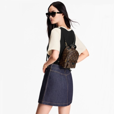 [당일배송] 루이비통 여성 모노그램 팜스프링스 미니 백팩 4종세트 - dd569x