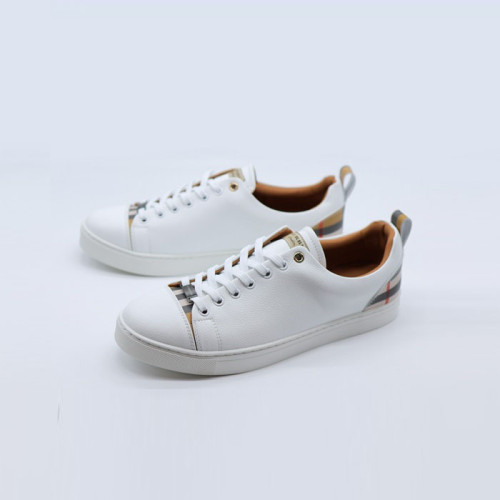 [당일배송] 버버리 남/녀 레더 체크 스니커즈 - dd667x