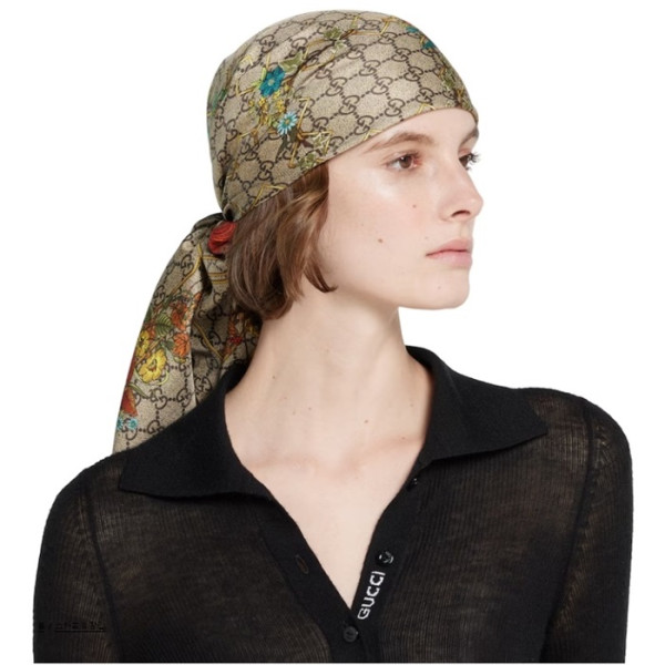 구찌 여성 실크 스카프 - Gucci Womens Silk Scarf - acc4515x