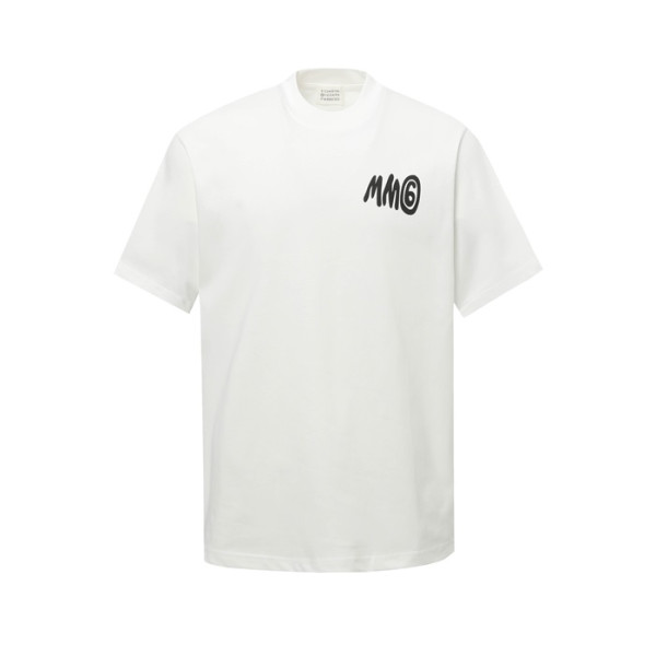 메종 마르지엘라 남성 라운드 반팔 티셔츠 - Maison Margiela Mens Round Tshirt - mac5913x