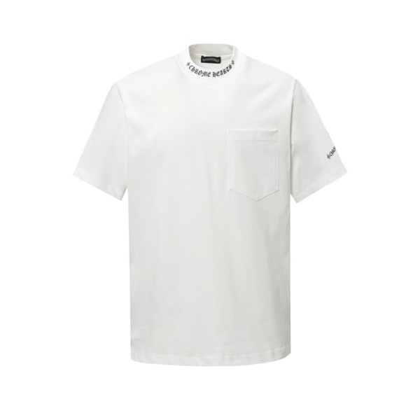 크롬하츠 남성 라운드 반팔티 - Chrom Hearts Mens Round Tshirt - chc5915x