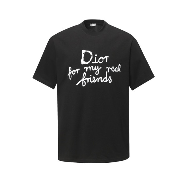 디올 남성 라운드 반팔 티셔츠 - Dior Mens Round Tshirt - dic5916x