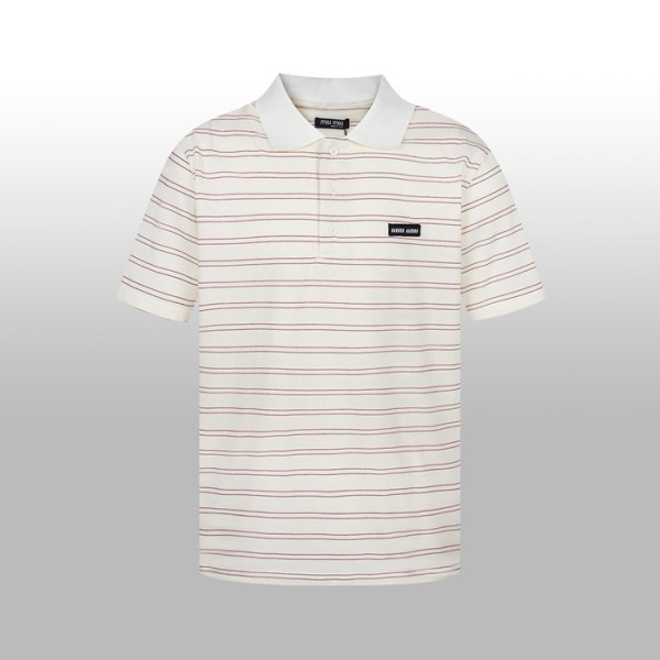 미우미우 남성 폴로 반팔 티셔츠 - Miumiu Mens Polo Tshirt - mic5924x