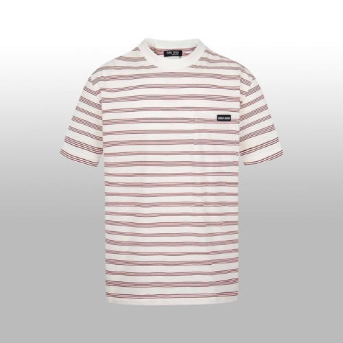 미우미우 남성 라운드 반팔 티셔츠 - Miumiu Mens Round Tshirt - mic5926x