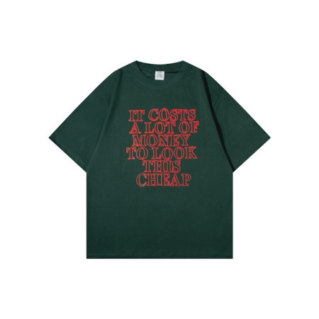 베트멍 남/녀 라운드 반팔 티셔츠 - Vetements Unisex Oversize Tshirt - vec5966x