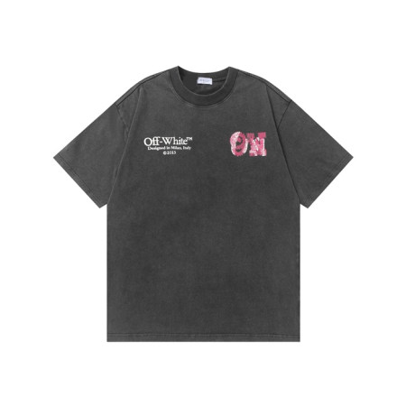 오프화이트 남성 라운드 반팔 티셔츠 - Off white Mens Round Tshirt - ofc5981x