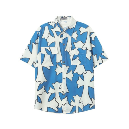 크롬하츠 남성 반팔 셔츠 - Chrom hearts Mens Polo Shirts - chc5984x