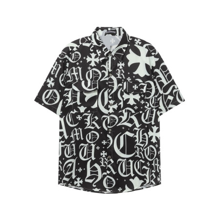 크롬하츠 남성 반팔 셔츠 - Chrom hearts Mens Polo Shirts - chc5990x