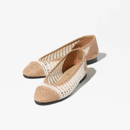 샤넬 여성 메리제인 플랫 슈즈 - Chanel Womens Ballerina Shoes - chs5601x