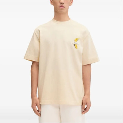 자크뮈스 남성 라운드 반팔티 - Jacquemus Mens Round Tshirt - jac6034x