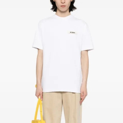 자크뮈스 남성 라운드 반팔티 - Jacquemus Mens Round Tshirt - jac6037x