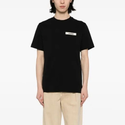 자크뮈스 남성 라운드 반팔티 - Jacquemus Mens Round Tshirt - jac6038x