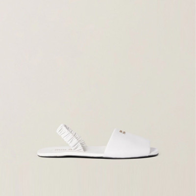 미우미우 여성 나파가죽 샌들 - Miumiu Womens Nappa Sandal - mis5613x