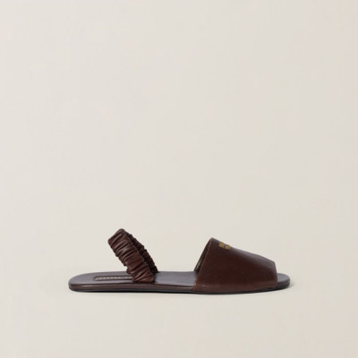 미우미우 여성 나파가죽 샌들 - Miumiu Womens Nappa Sandal - mis5614x