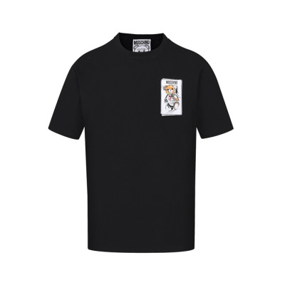 모스키노 남성 크루넥 반팔티 - Moschino Mens Round Tshirt - moc6080x