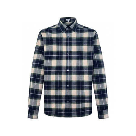로에베 남성 체크 셔츠 - Loewe Mens Flanner Shirts - loc6081x