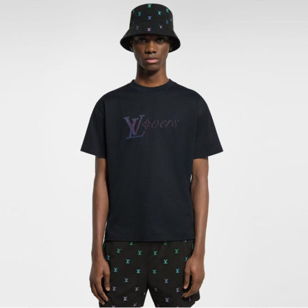 루이비통 남성 라운드 반팔 티셔츠 - Louis vuitton Mens Round Tshirt - lvc6087x