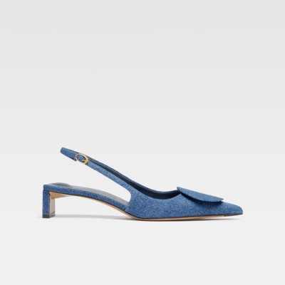 자크뮈스 여성 로우 두엘로 슬링백 - Jacquemus Womens The low Duelo Slingbacks - jas5630x