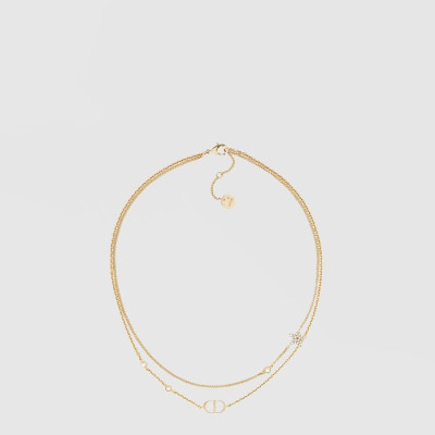 디올 여성 쁘띠 CD 더블 네크리스 - Dior Womens Petit CD Double Necklace - acc4542x
