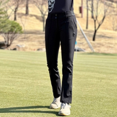 [AMAZINGCRE] 어메이징크리 여성 스트레이트 세미부츠컷 팬츠 - gol1606x