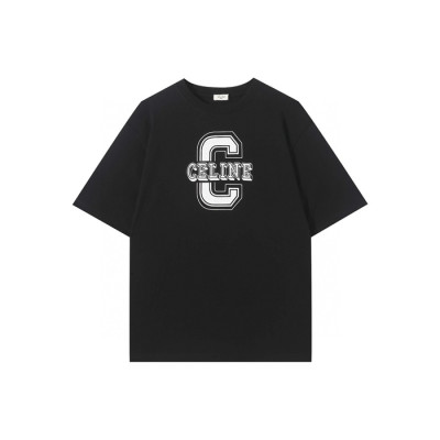 [당일배송] 셀린느 남/녀 빅로고 반팔 프린팅 티셔츠 - dd793x