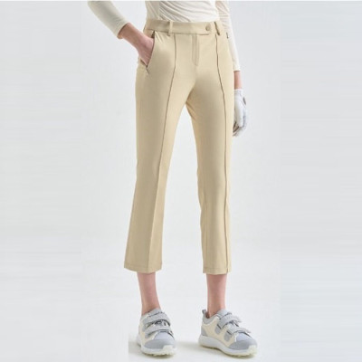 [LANVIN BLANC] 랑방블랑 여성 크롭 스트레이트 팬츠 - gol1624x