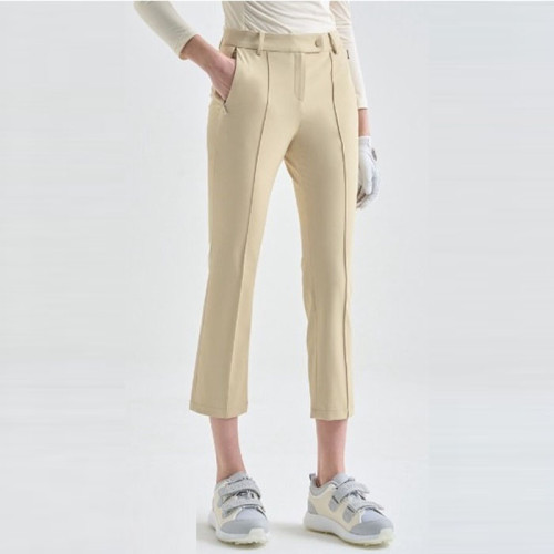 [LANVIN BLANC] 랑방블랑 여성 크롭 스트레이트 팬츠 - gol1624x