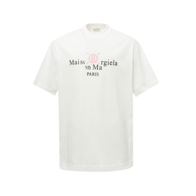 메종 마르지엘라 남성 라운드 반팔 티셔츠 - Maison Margiela Mens Round Tshirt - mac6144x