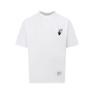 오프화이트 남성 라운드 반팔 티셔츠 - Off white Mens Round Tshirt - ofc6148x