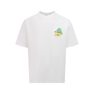 오프화이트 남성 라운드 반팔 티셔츠 - Off white Mens Round Tshirt - ofc6150x