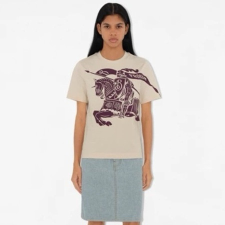 버버리 여성 라운드 반팔티 -  Burberry Womens Round Tshirts - buc6160x