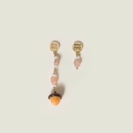 미우미우 여성 메탈 이어링 - Miumiu Womens Metal Earrings - acc5395x