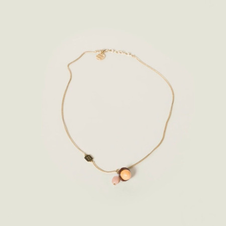 미우미우 여성 메탈 목걸이 - Miumiu Womens Metal Necklace - acc5396x