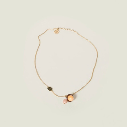미우미우 여성 메탈 목걸이 - Miumiu Womens Metal Necklace - acc5396x