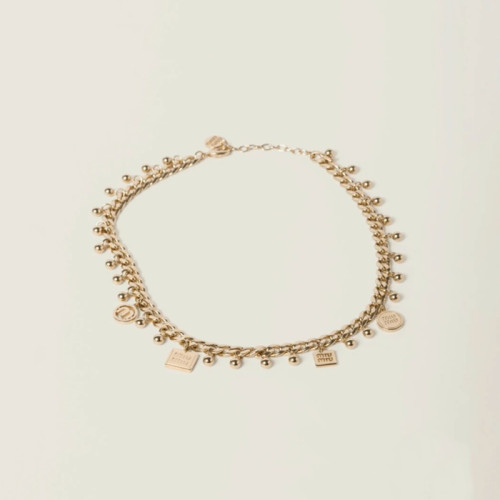 미우미우 여성 메탈 목걸이 - Miumiu Womens Metal Necklace - acc5398x