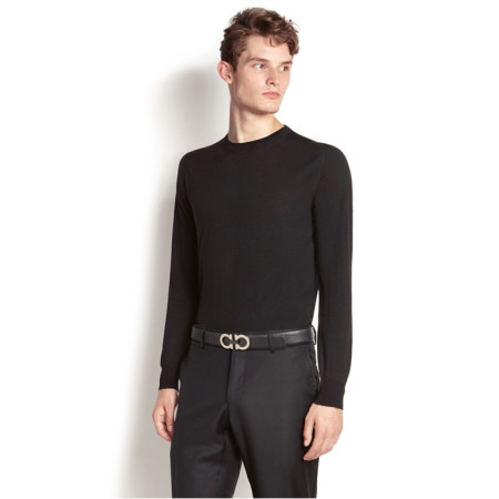 살바토레 페라가모 남성 간치니 벨트 - Ferragamo Mens Gancini Belt - bel168x