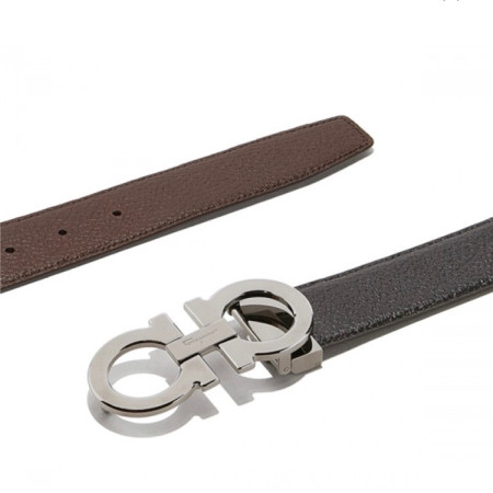 살바토레 페라가모 남성 간치니 벨트 - Ferragamo Mens Gancini Belt - bel178x