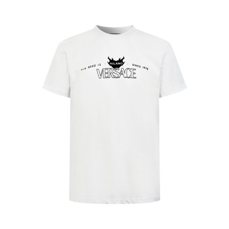 베르사체 남성 반팔 티셔츠 - Versace Mens Round Tshirts - vec6189x