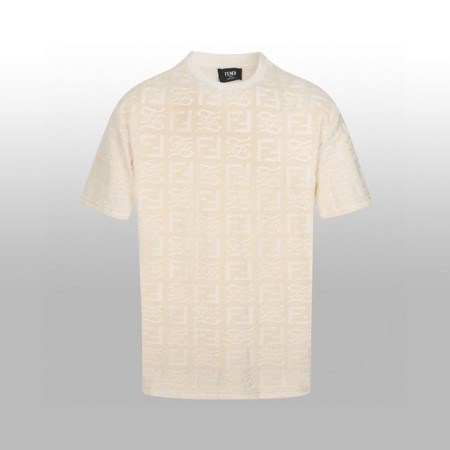 펜디 남성 라운드 반팔 티셔츠 - Fendi Mens Round Tshirt - fec6229x